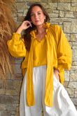 Larc Poet Blouse Mustard